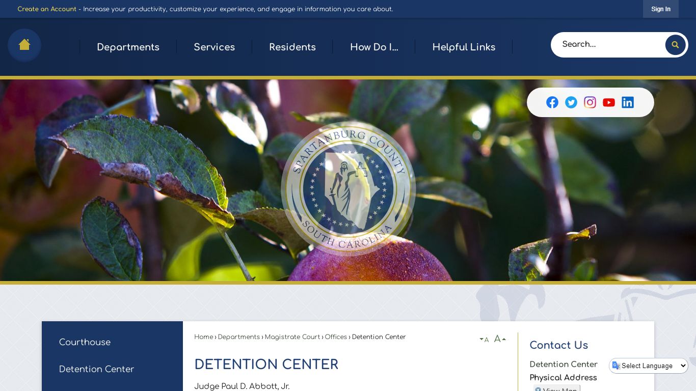 Detention Center | Spartanburg County, SC